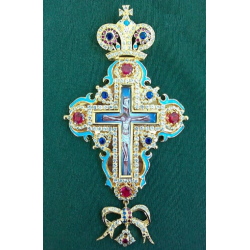 Pectoral Cross, Silver, Christian Orthodox, Agritelis Church Supplies, ieraskevi.com