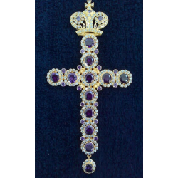 Pectoral Cross, Silver, Christian Orthodox, Agritelis Church Supplies, ieraskevi.com