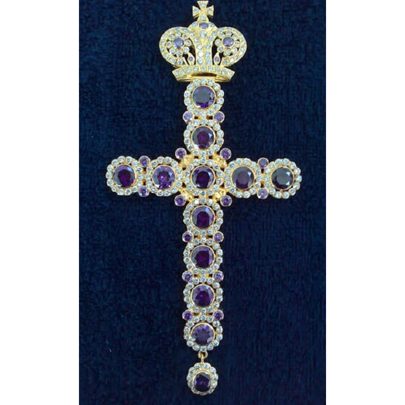 Pectoral Cross, Silver, Christian Orthodox, Agritelis Church Supplies, ieraskevi.com