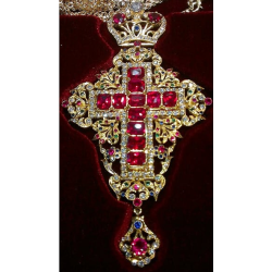 Pectoral Cross, Silver, Christian Orthodox, Agritelis Church Supplies, ieraskevi.com