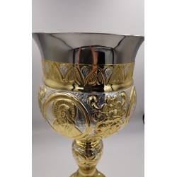 Chalice Set Silver and Gold plated