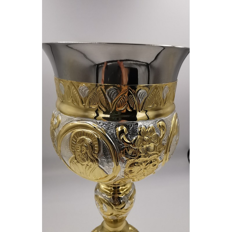 Chalice Set Silver and Gold plated