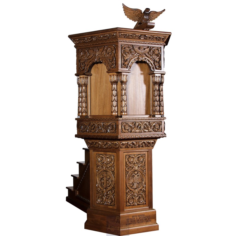 Amvon, Christian Orthodox Altar, Woodcraft, Oak, ieraskevi.com, Agritelis, Church Supplies