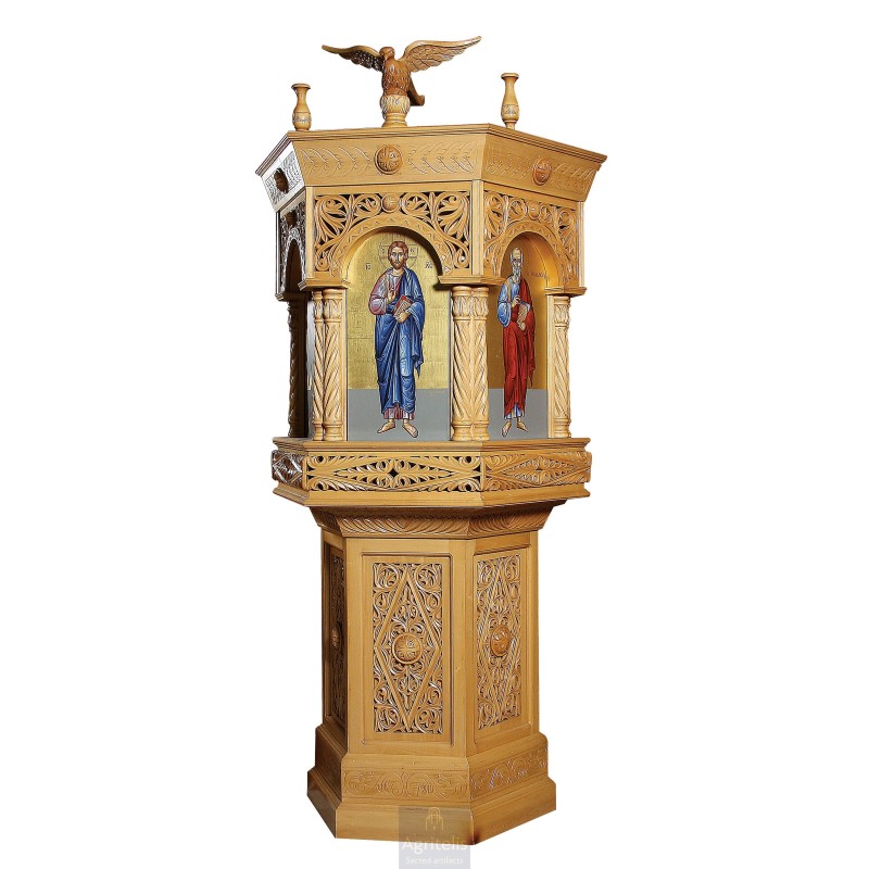 Amvon, Christian Orthodox Altar, Woodcraft, Oak, ieraskevi.com, Agritelis, Church Supplies