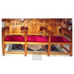 Chair, Christian Orthodox Chair, Woodcraft, Oak, ieraskevi.com, Agritelis, Church Supplies