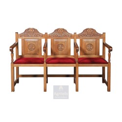 Chair, Christian Orthodox Chair, Woodcraft, Oak, ieraskevi.com, Agritelis, Church Supplies