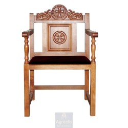 Chair, Christian Orthodox Chair, Woodcraft, Oak, ieraskevi.com, Agritelis, Church Supplies