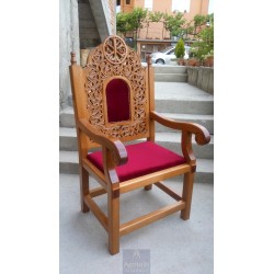 Chair, Christian Orthodox Chair, Woodcraft, Oak, ieraskevi.com, Agritelis, Church Supplies