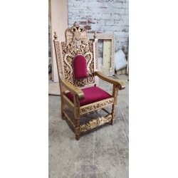 Chair, Christian Orthodox Chair, Woodcraft, Oak, ieraskevi.com, Agritelis, Church Supplies