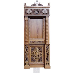 Icon Stand, Christian Orthodox Chair, Woodcraft, Oak, ieraskevi.com, Agritelis, Church Supplies