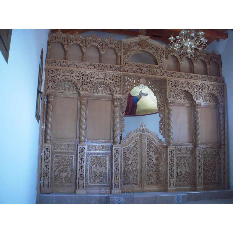 Iconostasi, Templo, Christian Orthodox Altar, Woodcraft, Linden, ieraskevi.com, Agritelis, Church Supplies