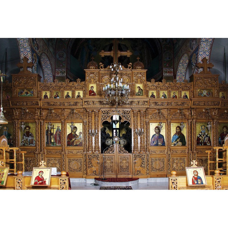 Iconostasi, Templo, Christian Orthodox Altar, Woodcraft, Linden, ieraskevi.com, Agritelis, Church Supplies