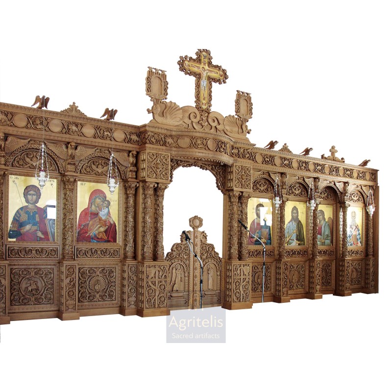 Iconostasi, Templo, Christian Orthodox Altar, Woodcraft, Linden, ieraskevi.com, Agritelis, Church Supplies