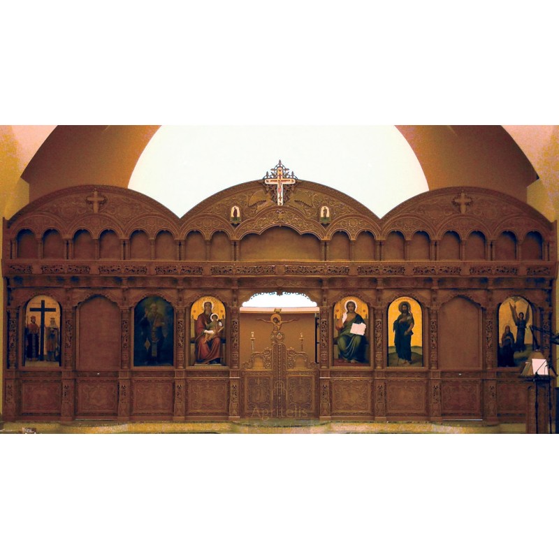 Iconostasi, Templo, Christian Orthodox Altar, Woodcraft, Linden, ieraskevi.com, Agritelis, Church Supplies