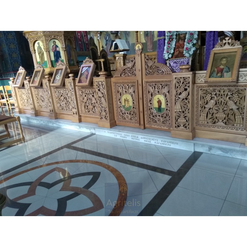 Soleas Christian Orthodox Altar, Woodcraft, Linden, ieraskevi.com, Agritelis, Church Supplies