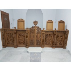 Soleas Christian Orthodox Altar, Woodcraft, Linden, ieraskevi.com, Agritelis, Church Supplies