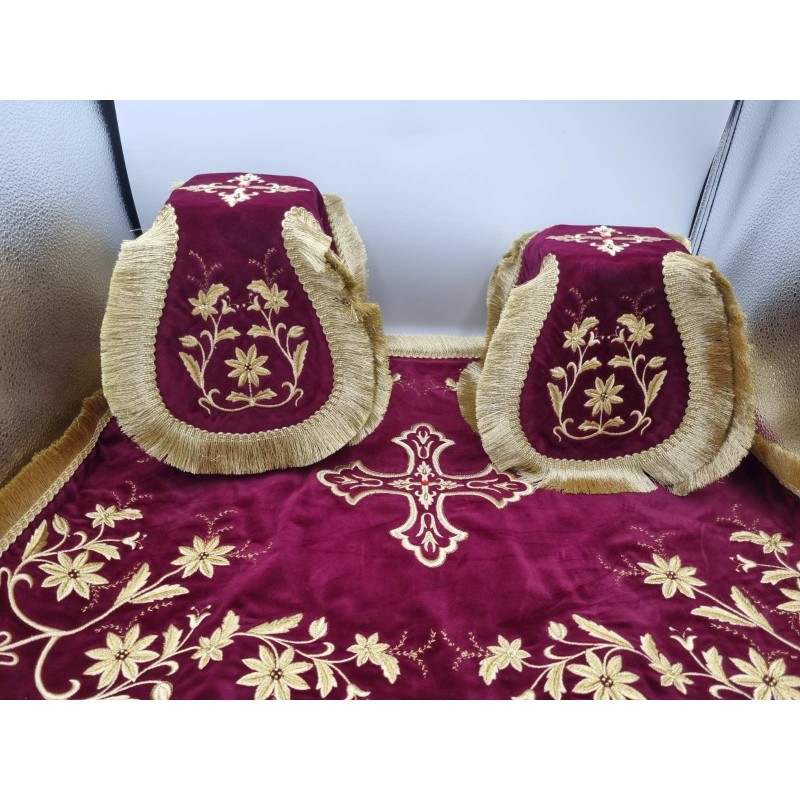 Chalice Set Cover, Embroided, Church Supplies, Agritelis, Sacred Artifacts, ieraskevi.com