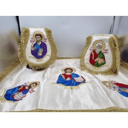 Chalice Set Cover, Embroided, Church Supplies, Agritelis, Sacred Artifacts, ieraskevi.com