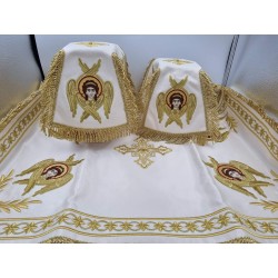 Chalice Set Cover, Embroided, Church Supplies, Agritelis, Sacred Artifacts, ieraskevi.com