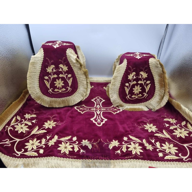 Embroided Chalise Set cover, Agritelis Sacred Artifacts, ieraskevi.com