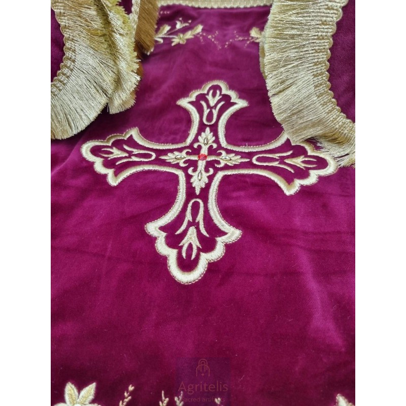 Embroided Chalise Set cover, Agritelis Sacred Artifacts, ieraskevi.com