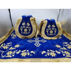 Embroided Chalise Set cover, Agritelis Sacred Artifacts, ieraskevi.com