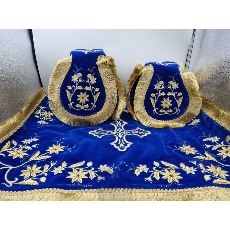 Embroided Chalise Set cover, Agritelis Sacred Artifacts, ieraskevi.com