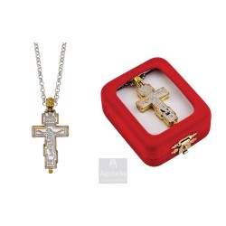 Christian pendant necklace, cross necklace, religious jewelry, Agritelis Sacred Artifacts, ieraskevi.com