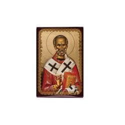 Christian Orthodox Icon, Icon on wood, Saint Nikolaos, Agritelis Sacred Artifacts, ieraskevi.com