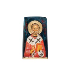 Christian Orthodox Icon, Icon on wood, Saint Nikolaos, Agritelis Sacred Artifacts, ieraskevi.com