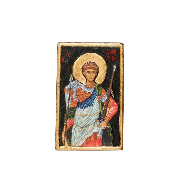 Christian Orthodox Icon, Icon on wood, Saint Dimitrios, Agritelis Sacred Artifacts, ieraskevi.com