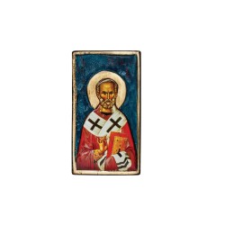 Christian Orthodox Icon, Icon on wood, Saint Nikolaos, Agritelis Sacred Artifacts, ieraskevi.com