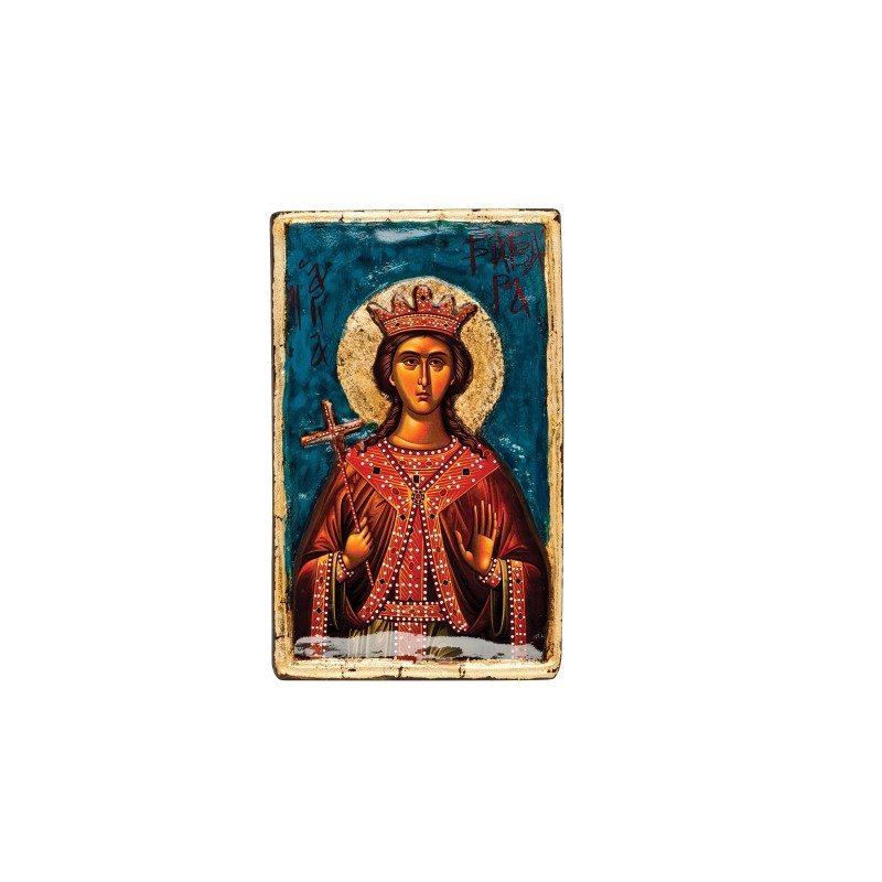 Christian Orthodox Icon, Icon on wood, Saint Barbara, Agritelis Sacred Artifacts, ieraskevi.com