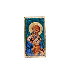 Christian Orthodox Icon, Icon on wood, Saint Spyridon, Agritelis Sacred Artifacts, ieraskevi.com