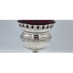 Altar Vigil Oil Solid Silver, Greek Orthodox, Agritelis, ieraskevi.com