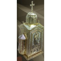 Tabernacle, Gold Plated Tabernacle, Enameled Tabernacle, Agritelis, Church Supplies, ieraskevi.com