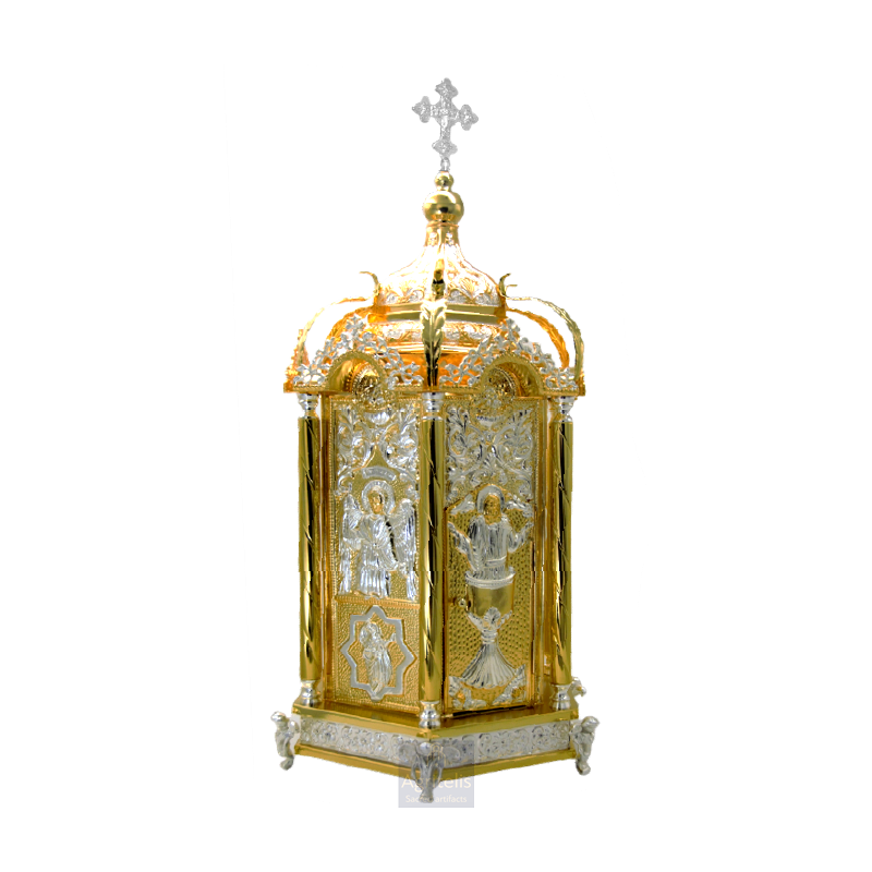 Tabernacle, Gold Plated Tabernacle, Enameled Tabernacle, Agritelis, Church Supplies, ieraskevi.com