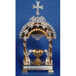 Tabernacle, Gold Plated Tabernacle, Enameled Tabernacle, Agritelis, Church Supplies, ieraskevi.com