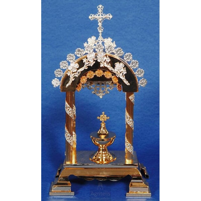 Tabernacle, Gold Plated Tabernacle, Enameled Tabernacle, Agritelis, Church Supplies, ieraskevi.com