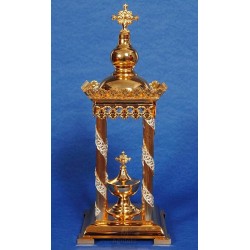 Tabernacle, Gold Plated Tabernacle, Enameled Tabernacle, Agritelis, Church Supplies, ieraskevi.com