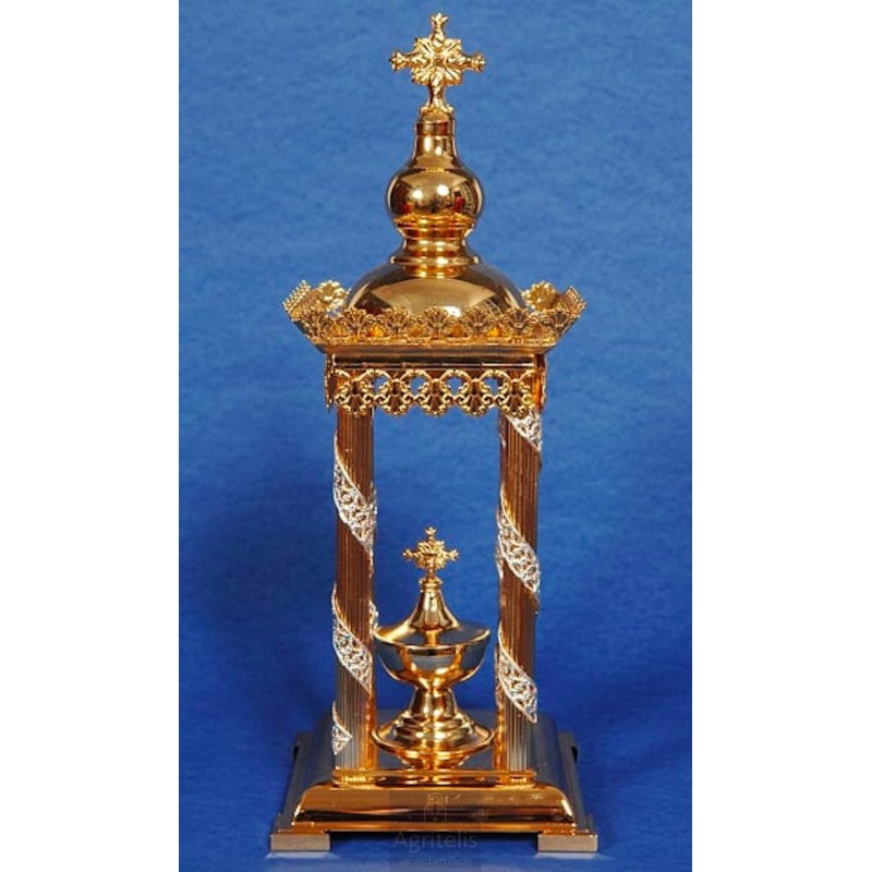 Tabernacle, Gold Plated Tabernacle, Enameled Tabernacle, Agritelis, Church Supplies, ieraskevi.com