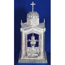 Tabernacle, Gold Plated Tabernacle, Enameled Tabernacle, Agritelis, Church Supplies, ieraskevi.com