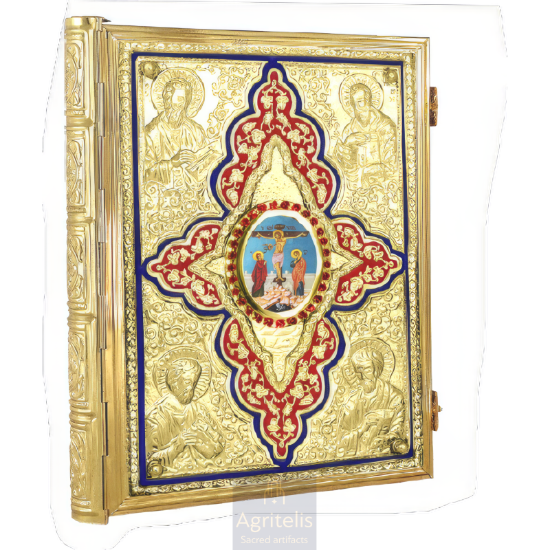 Enameled Tabernacle Brass Gold Plated