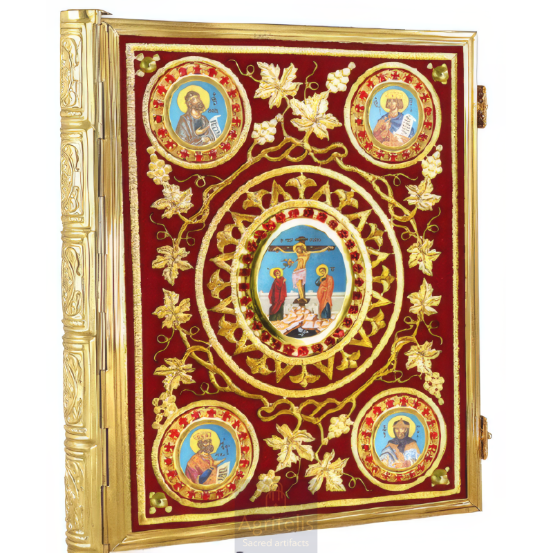 Gospel, Gold Plated Gospel, Velvet Gospel, Agritelis, Church Supplies, ieraskevi.com