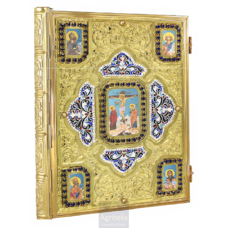 Enameled Tabernacle Brass Gold Plated