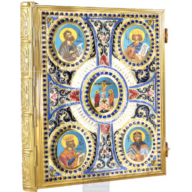 Gospel, Gold Plated Gospel, Enameled Gospel, Agritelis, Church Supplies, ieraskevi.com