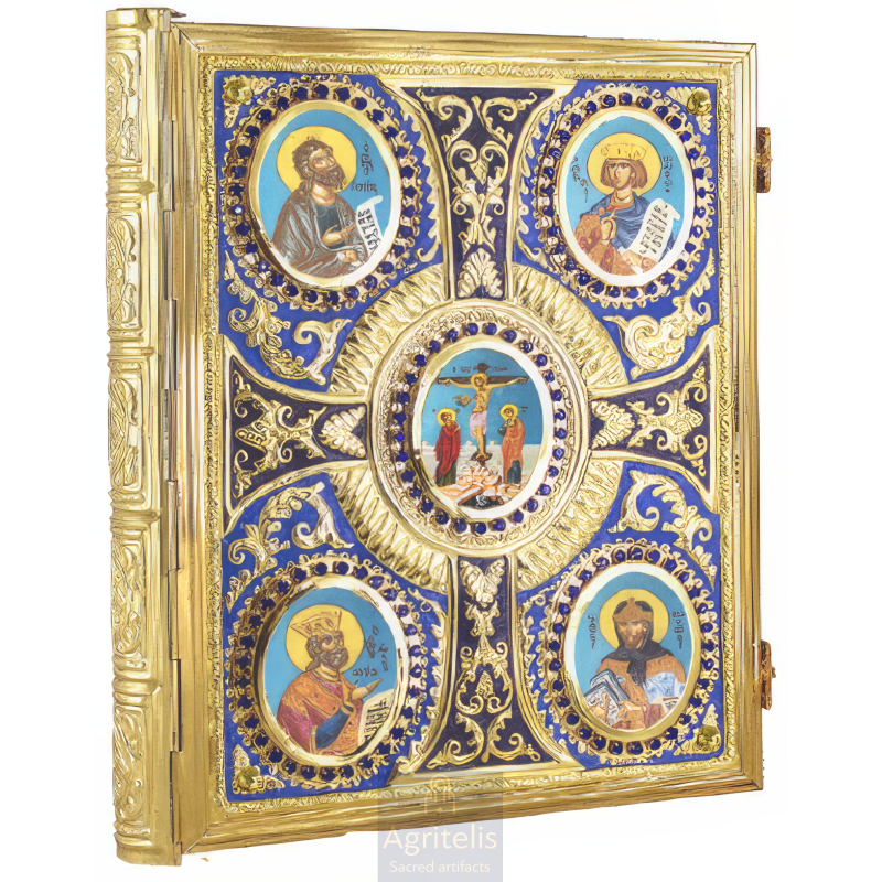 Gospel, Gold Plated Gospel, Enameled Gospel, Agritelis, Church Supplies, ieraskevi.com