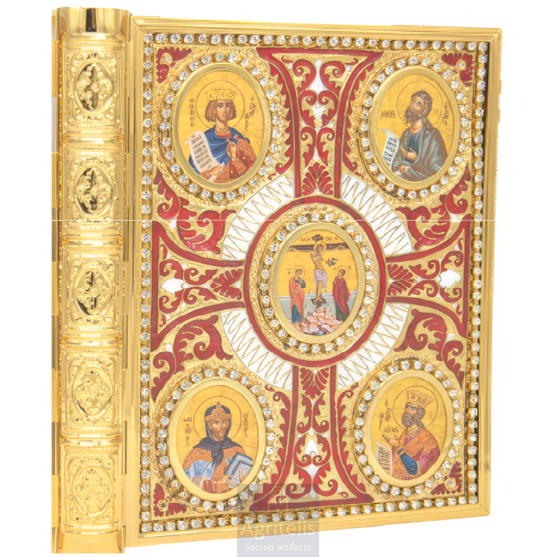 Gospel, Gold Plated Gospel, Enameled Gospel, Agritelis, Church Supplies, ieraskevi.com