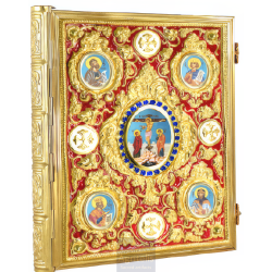 Gospel, Gold Plated Gospel, Enameled Gospel, Agritelis, Church Supplies, ieraskevi.com