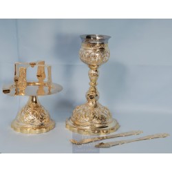 Chalice set, Gold Plated Chalice, Enameled Chalice, Agritelis, Church Supplies, ieraskevi.com